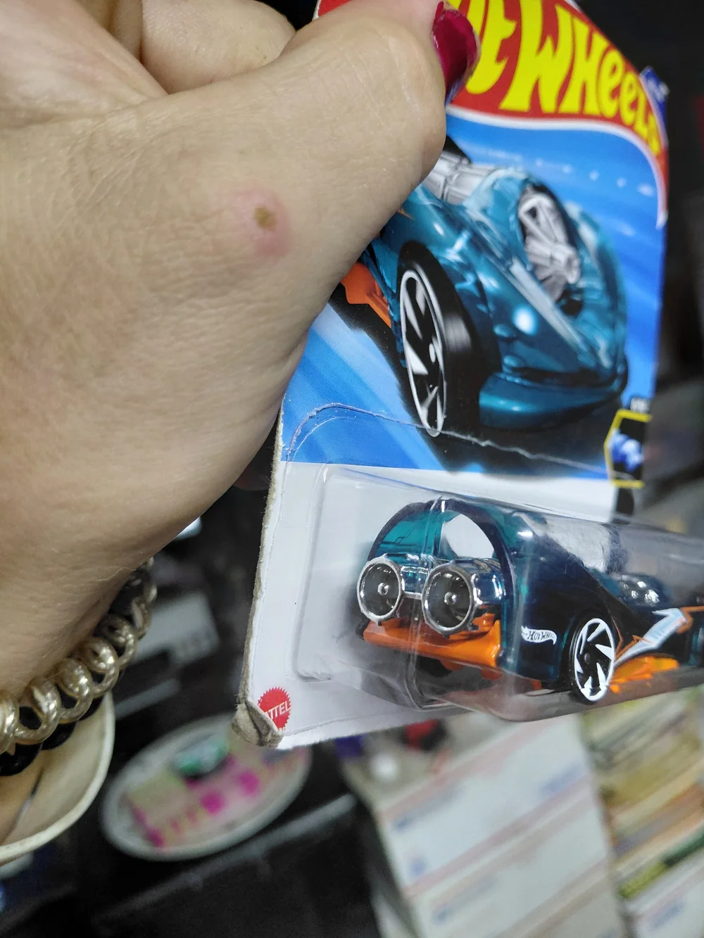 Hot Wheels Power Rocket from the 2025 HW X-Raycers series (8/10, 109/250)
